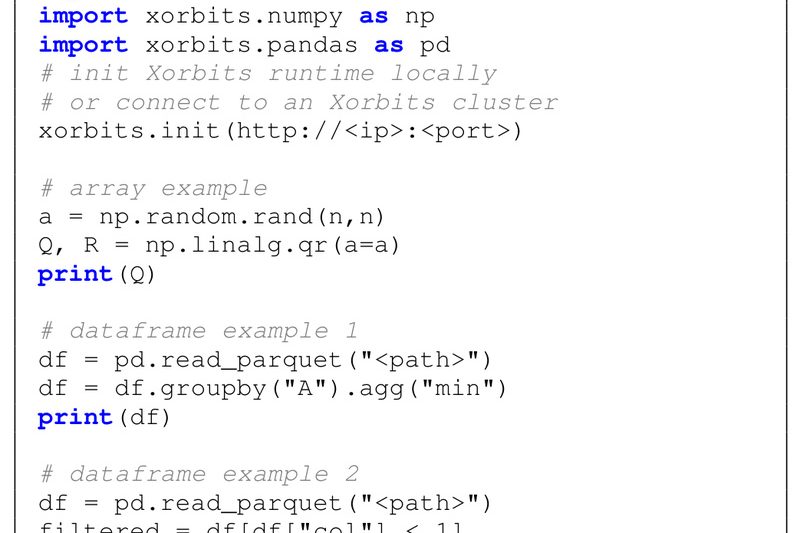 Xorbits: Scale Pandas and NumPy Workflows to Clusters—With Just One Line of Code